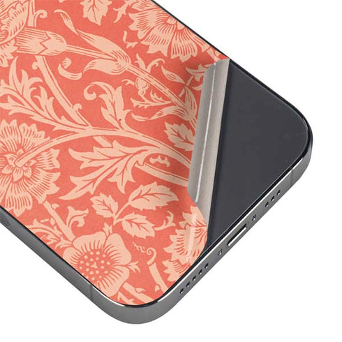 William Morris Pink & Rose iPhone 14 Pro Skin